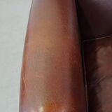 Cleanly finished sheepskin armchair made of sheepskin