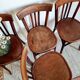 Lot de 6 chaises anciennes de bistrot