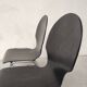 6 chaises plywood et chrome