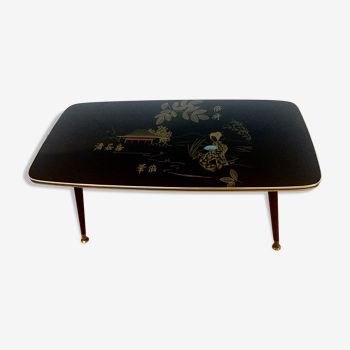 Table basse vintage decor chinois