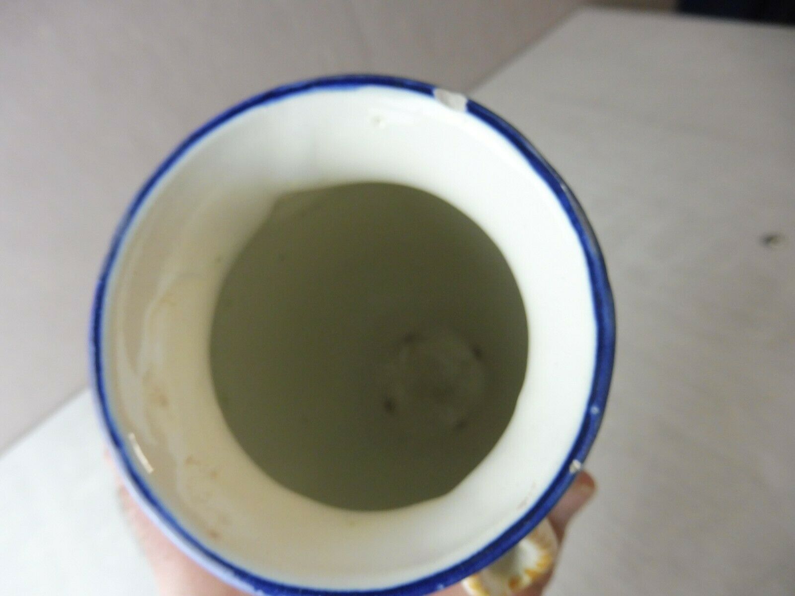 Ancient vase, flower decoration, ceramic, st Clement