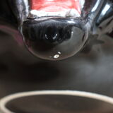 Black panther ceramic planter from the 60s, Italy