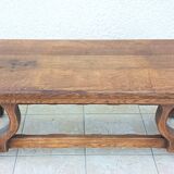 Solid oak coffee table 1950