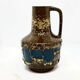 1970s mid-century modern ceramic vase VEB Haldensleben, Germany