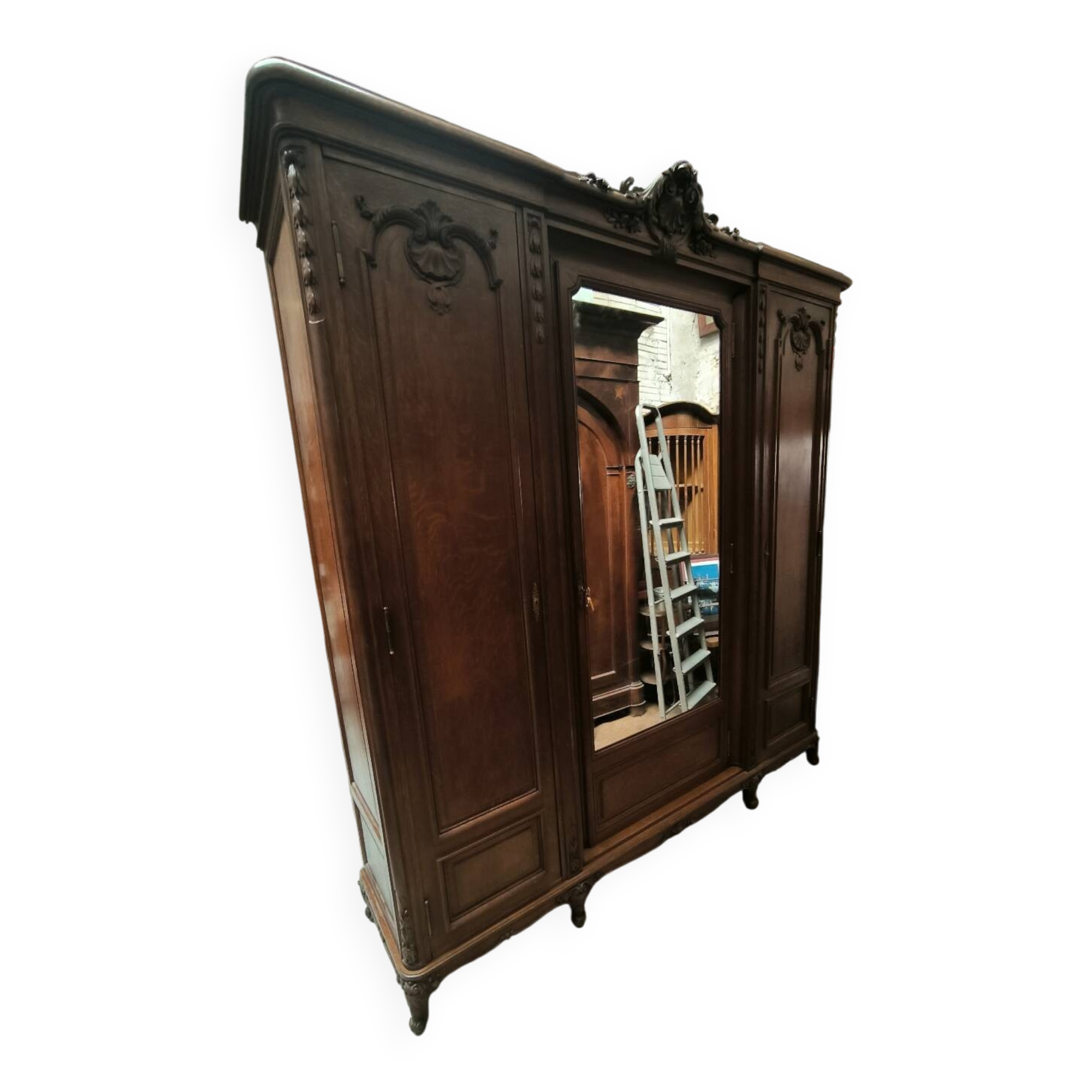 Armoire 3 portes style Régence 1910-1920