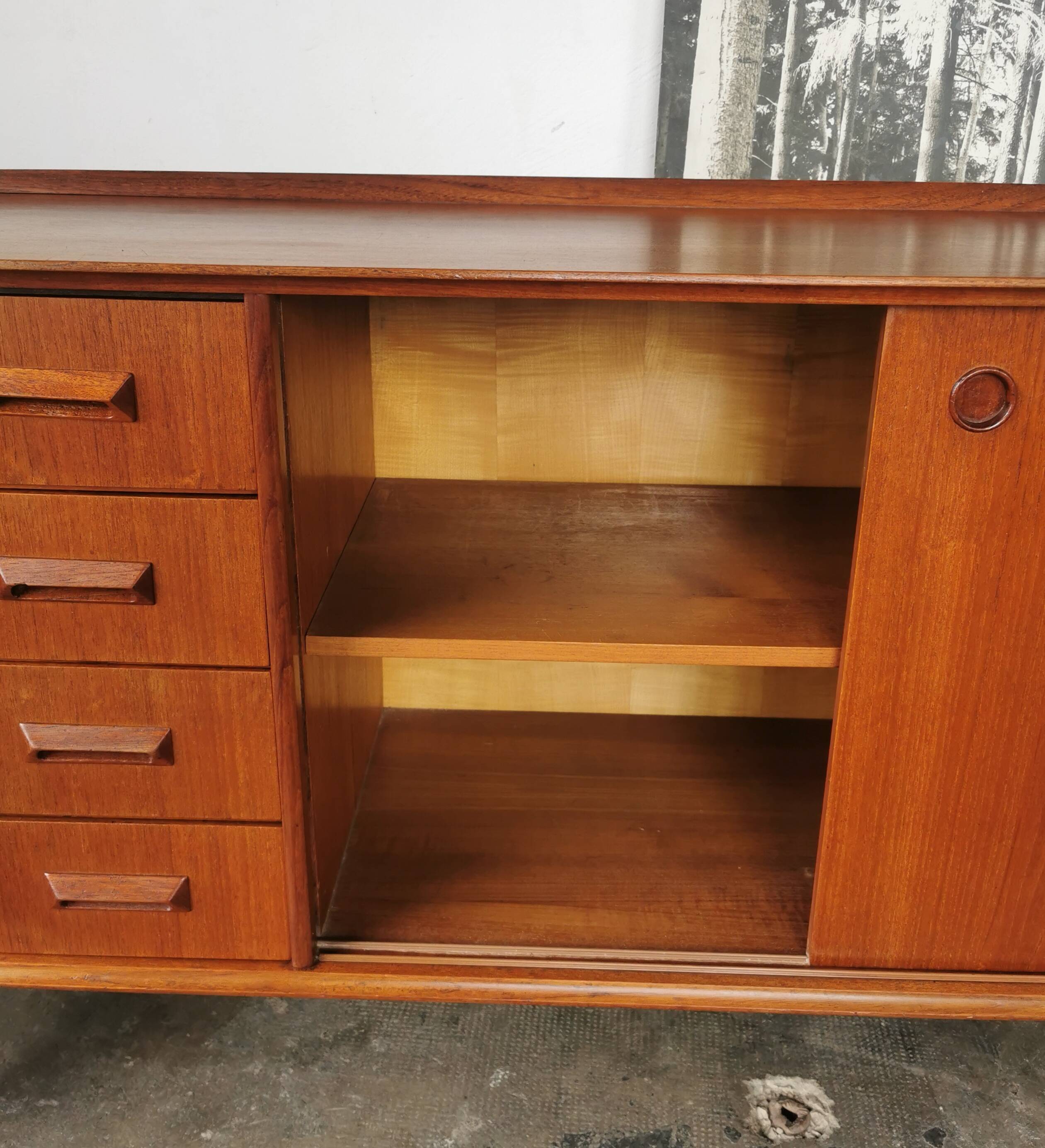 Scandinavian teak sideboard