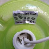 Pair of green lamps Ikea model Lykta 90s