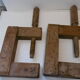 Bookends wood joints for shelf