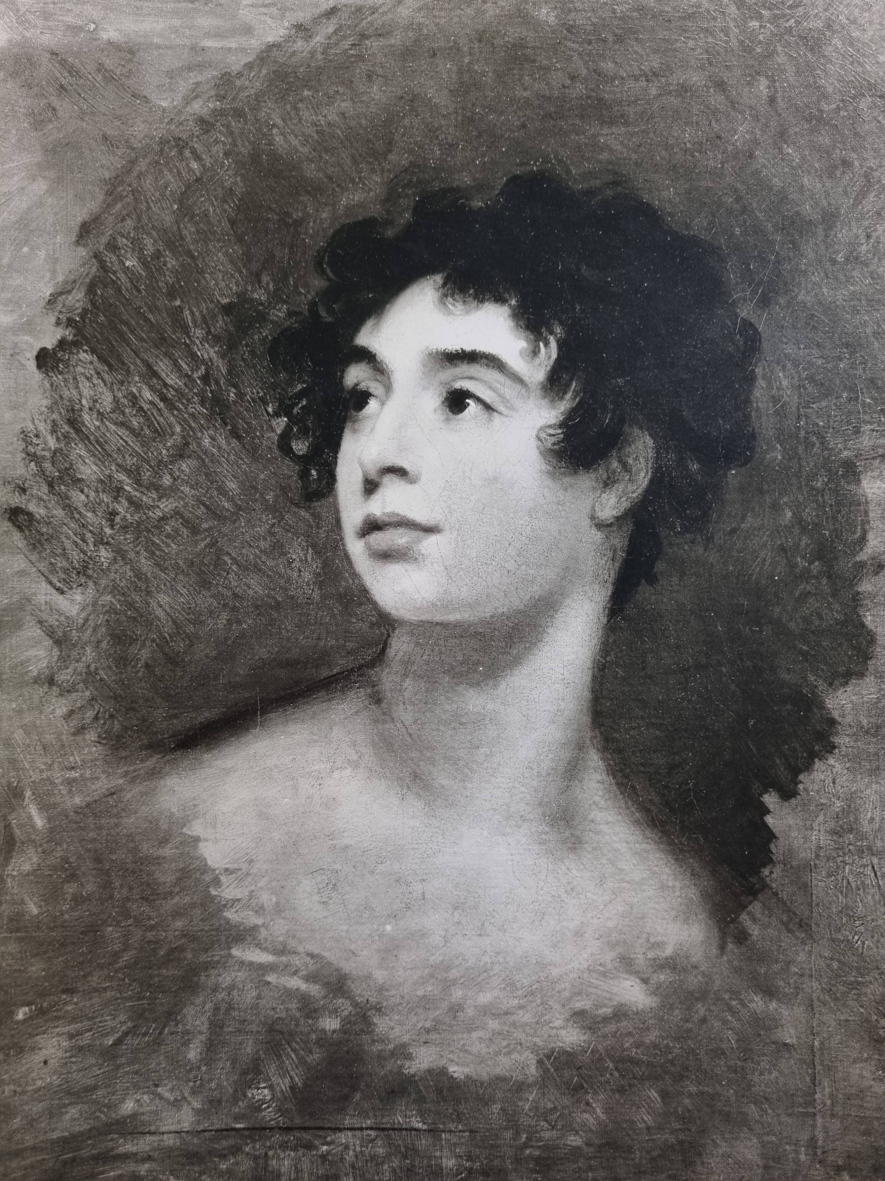 Fine art photography after Sir Thomas Lawrence, Portrait of a Woman, 60s-70s