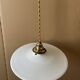 Antique opaline suspension D27cm