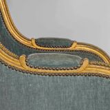 Magnificent Louis XVI wingback armchair.