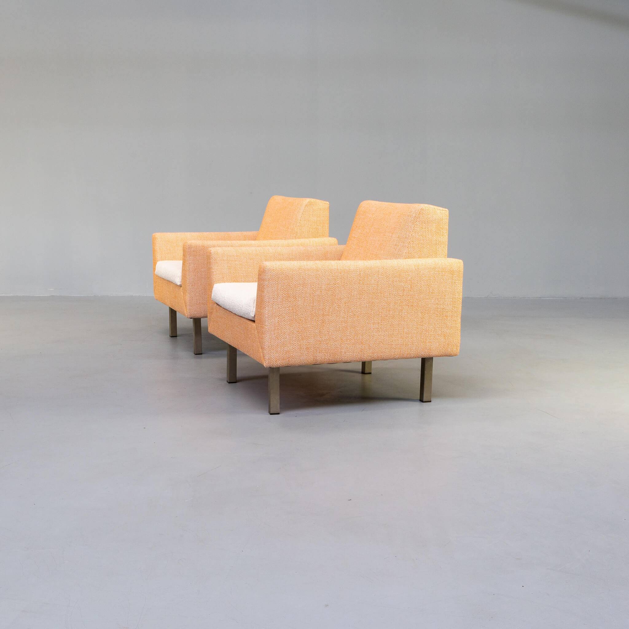 60s Theo Ruth model 410 lounge fauteuil for Artifort set/2