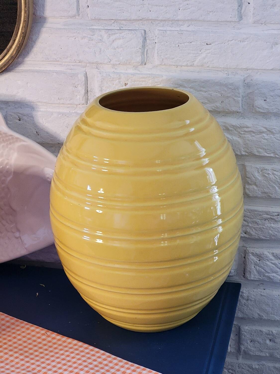 Yellow vase