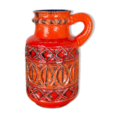 Vase en poterie de lave grasse super coloré par Bay Ceramics, Allemagne, années 1970