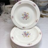 Hollow porcelain plates from Gien