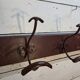 School coat rack with 8 hooks