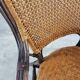 Vintage Dutch Rattan Dining Armchair