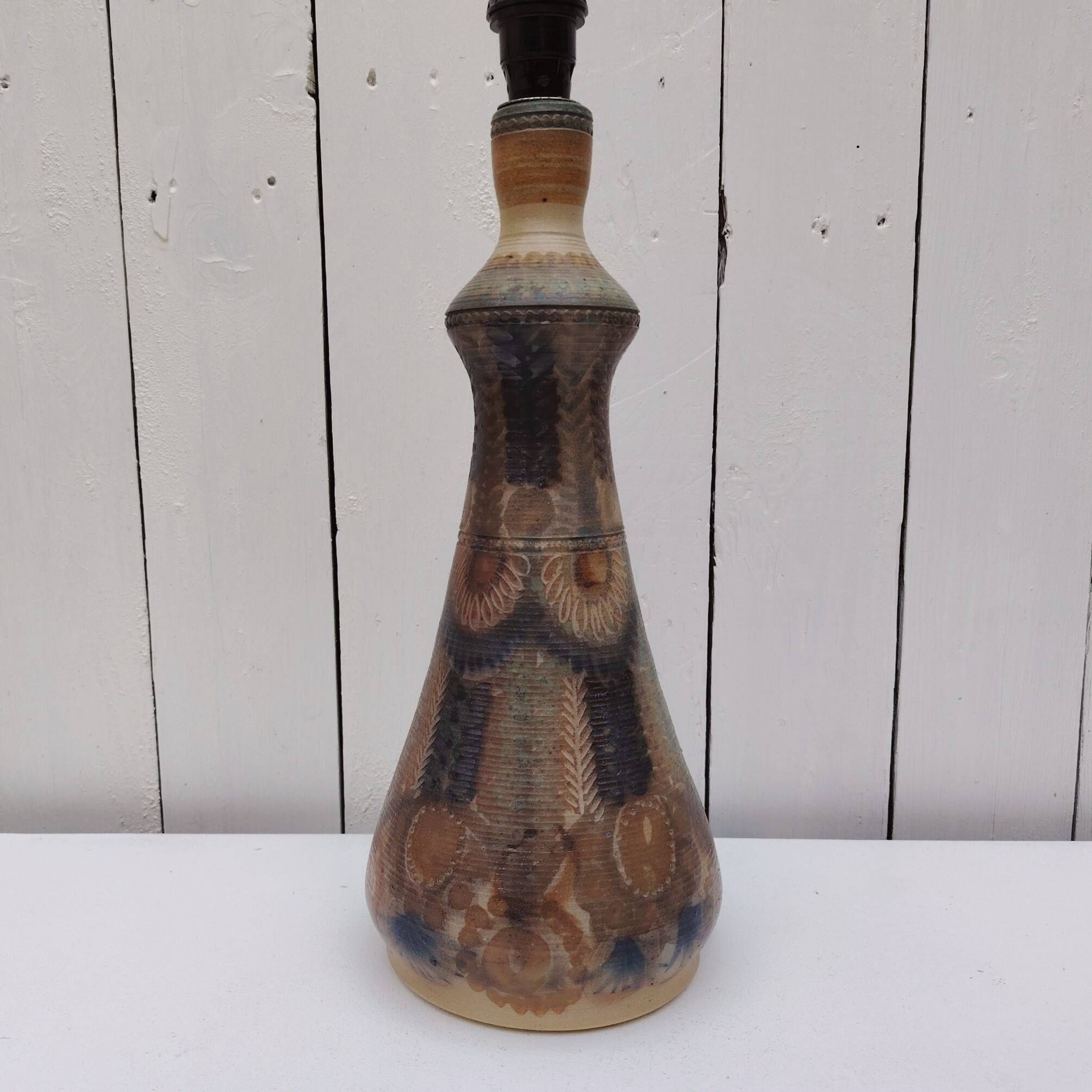 Ceramic lamp base, Jean-Claude Courjault, vintage