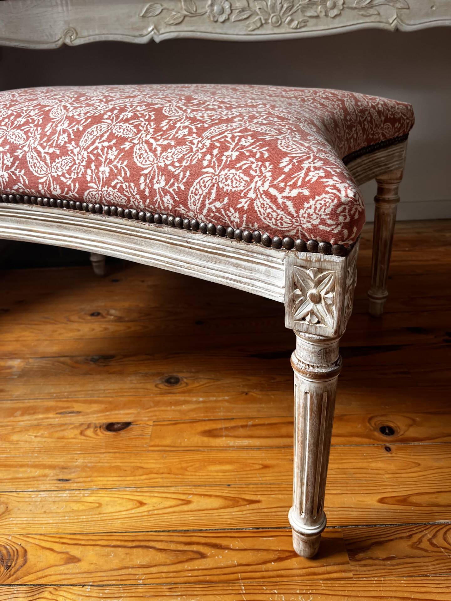 Tabouret pouf repose-pieds