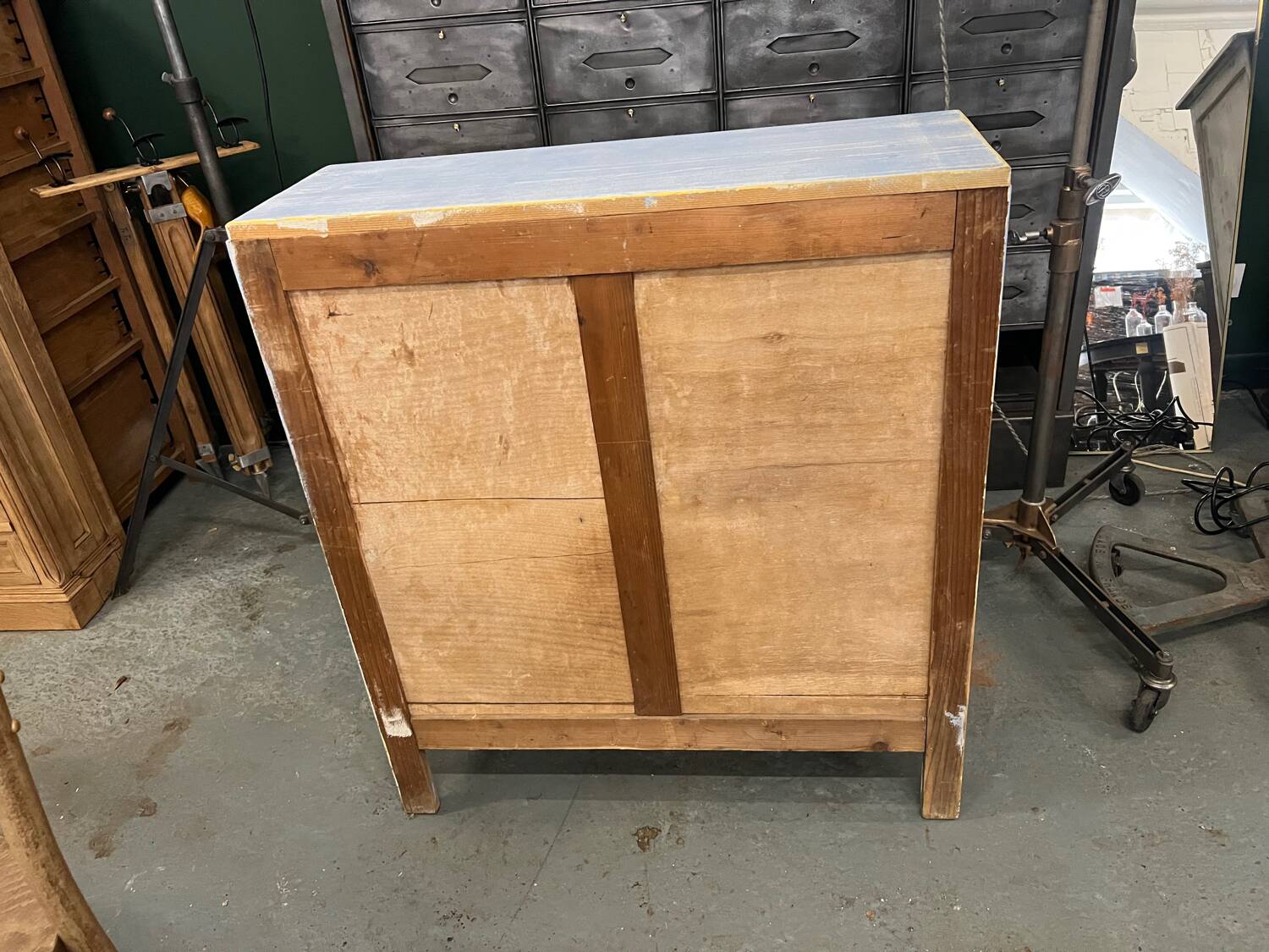 Blue patinated Parisian buffet