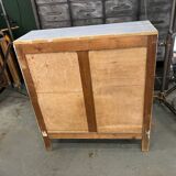 Blue patinated Parisian buffet