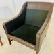 Fauteuils en cuir et palissandre de Fredrik Kayser des années 50 – cuir marron