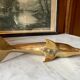 Vintage brass dolphin