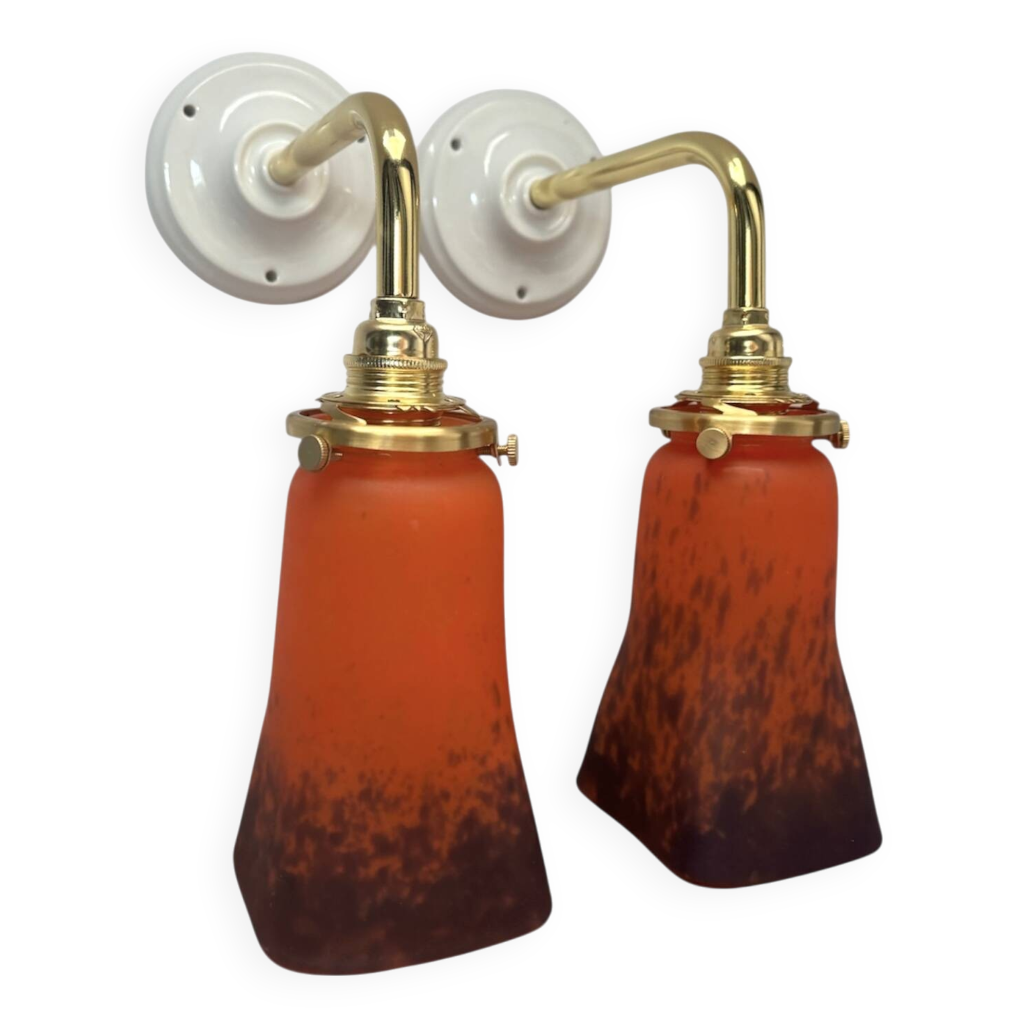 Pair of Art Deco wall sconces