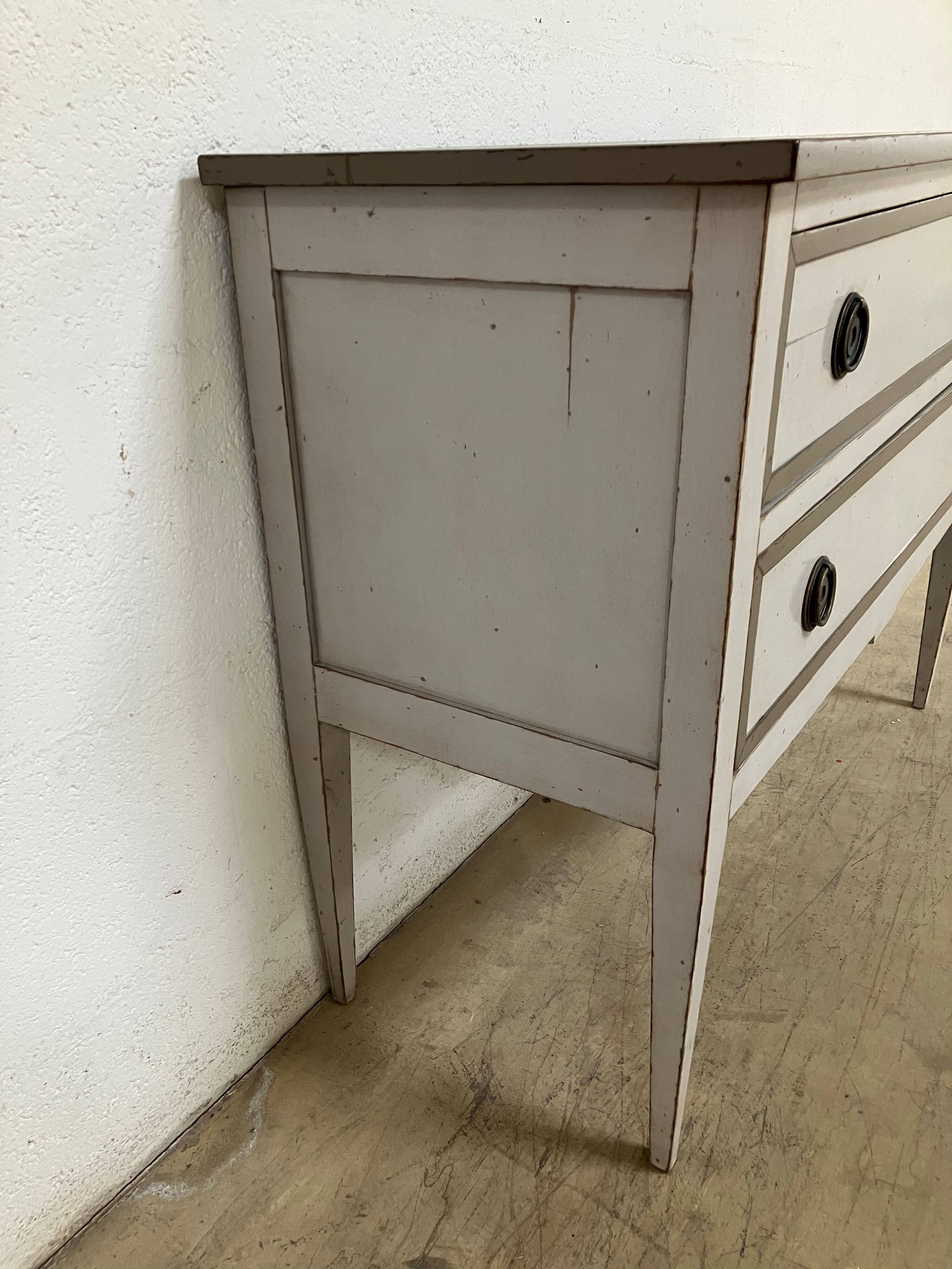 Rivoli 2-drawer chest of drawers in solid wood michel ferrnd