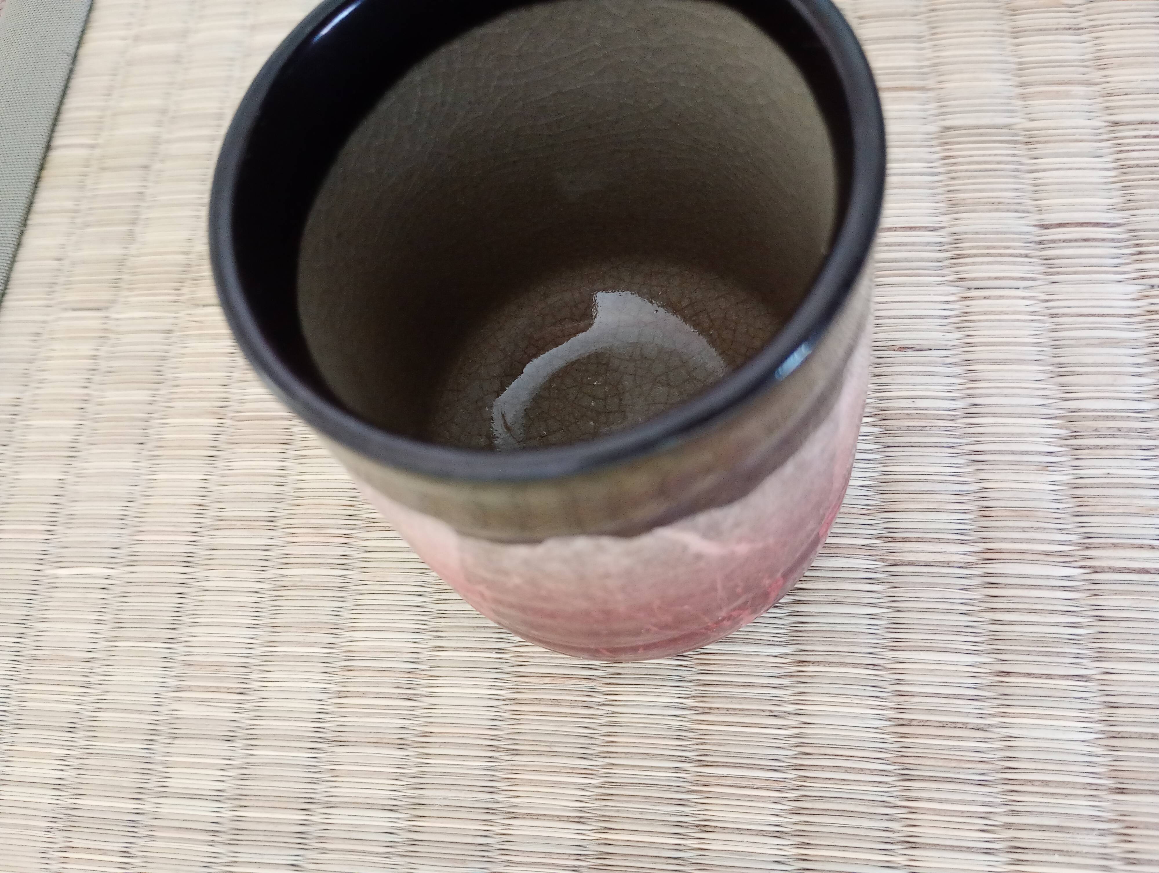 Japanese handmade ceramic teacup