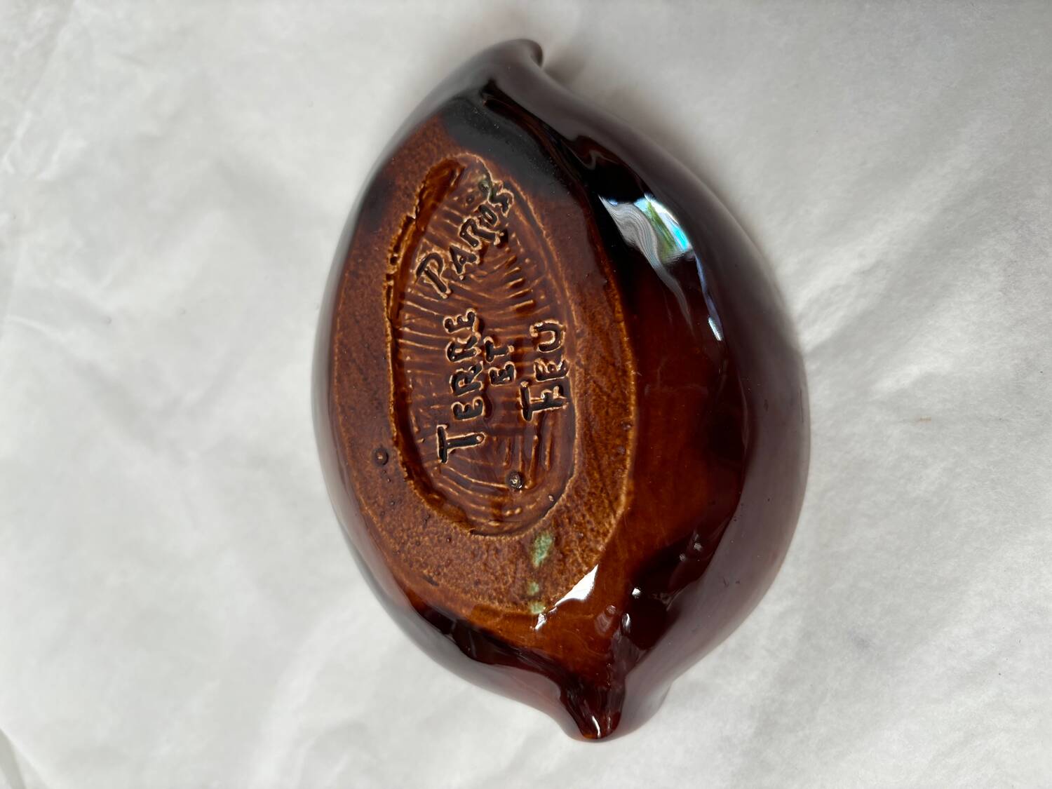 Vintage empty pocket soap holder