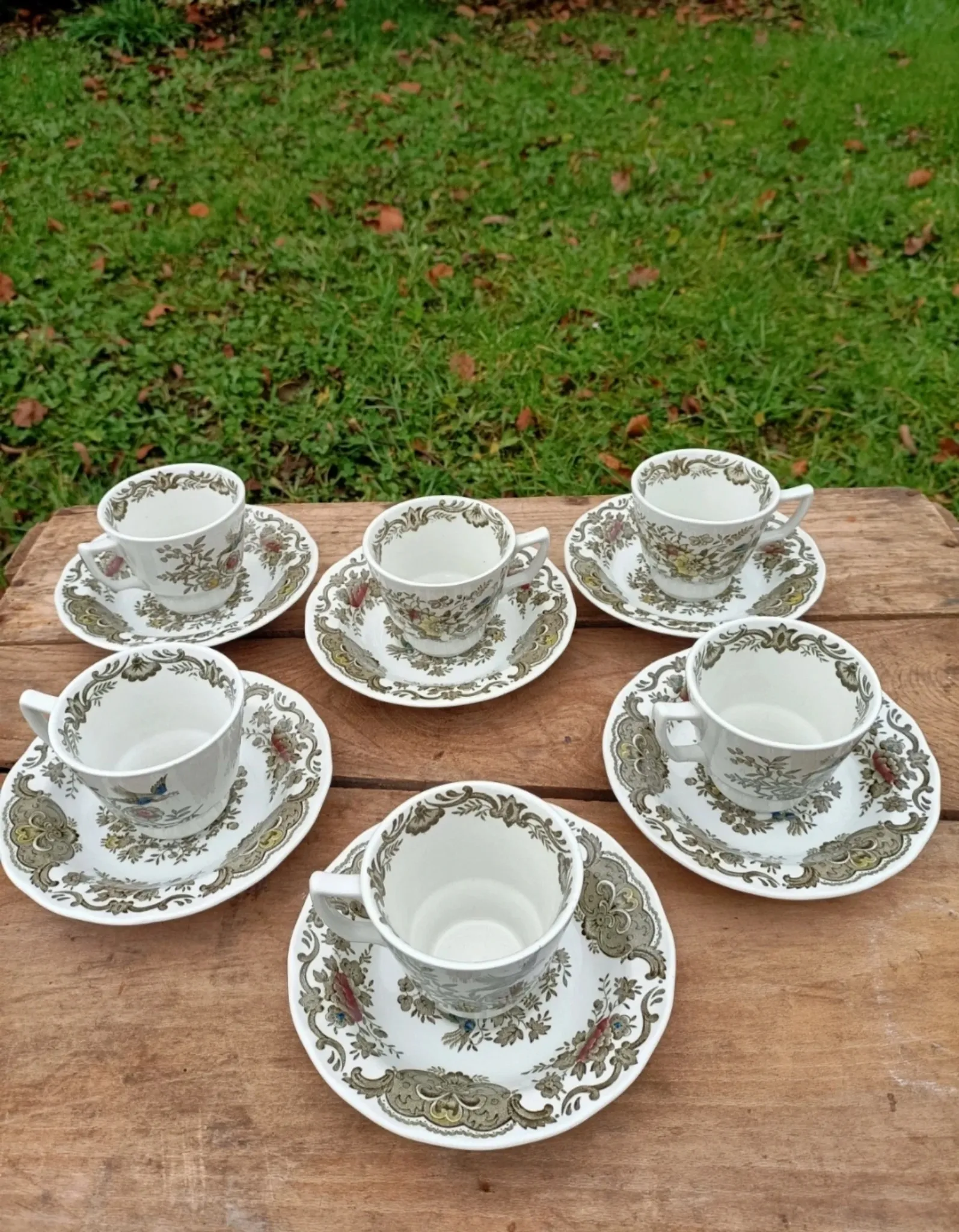 Coffee cup set - England
