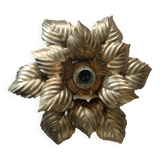 Gold Masca flower wall light