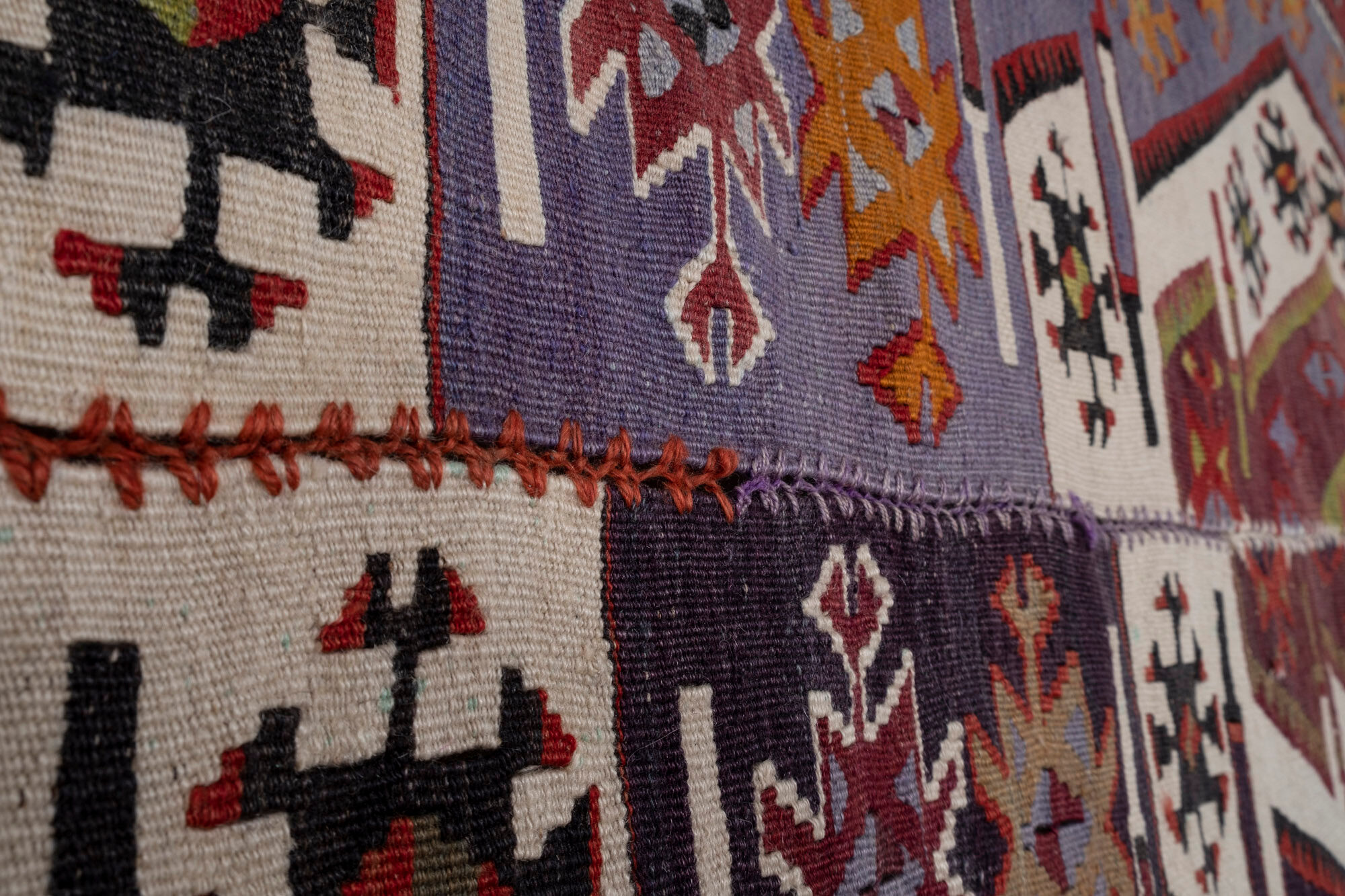 Turkish Kayseri Kilim Rug 173 x 403 cm