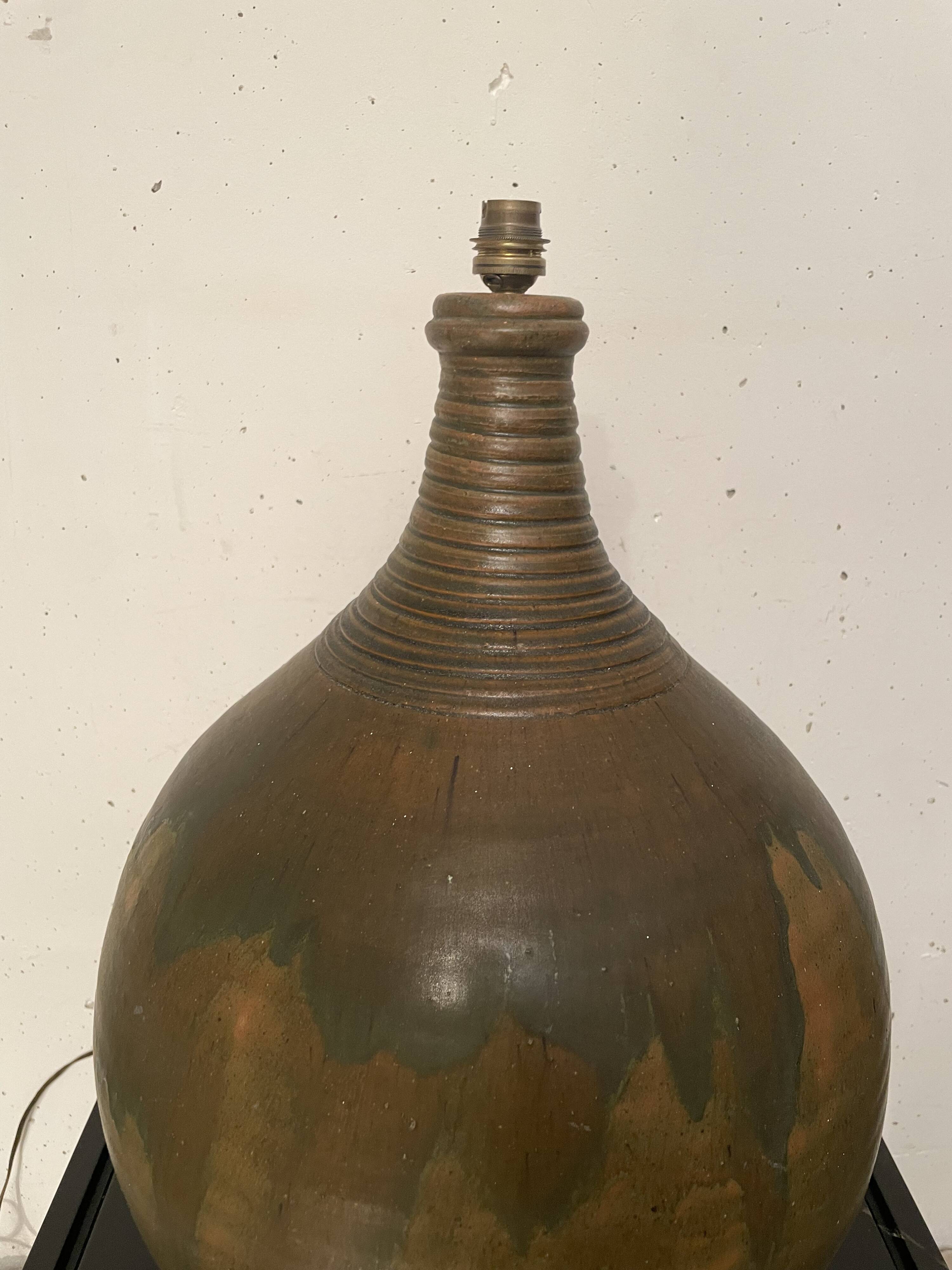 Ceramic lamp foot 1960