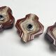 Set of 3 ceramic wall lamps by PAN Keramik, 1960s