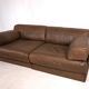 De Sede DS-76 leather double sofa bed, 1970