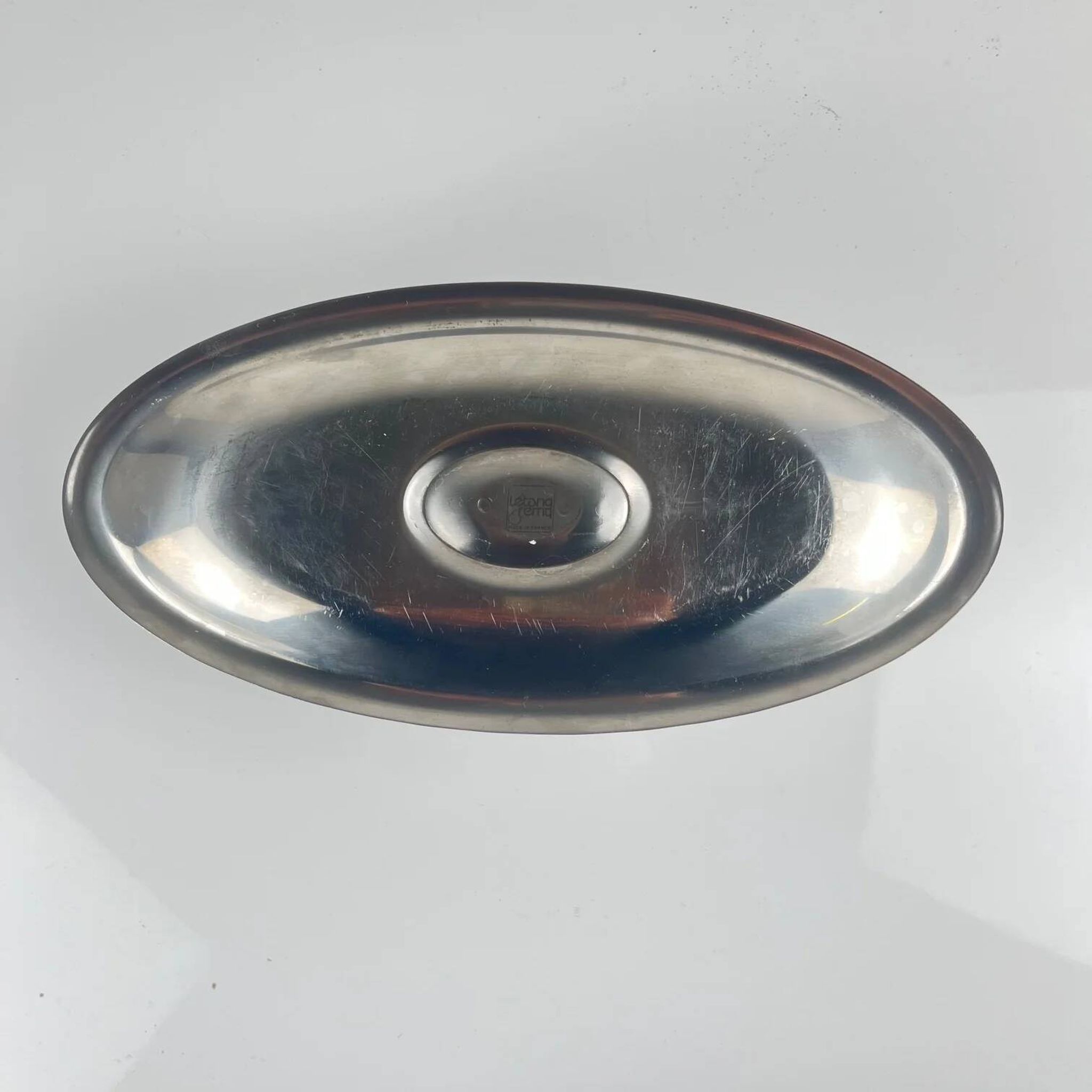 Letang Remy stainless steel sauce boat, 20th century