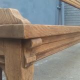 Oak church bench 2m45