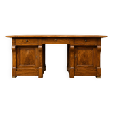 Important mid-19th century Empire Restoration bureau in walnut.