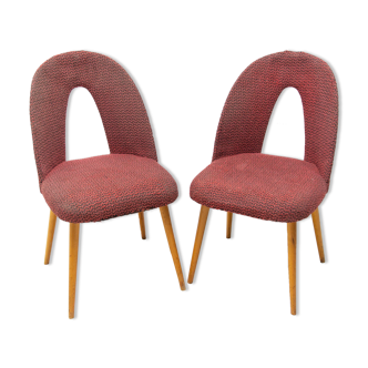 Chaises à manger du milieu du siècle par Antonín Šuman pour Tatra nábytok, ensemble de 2