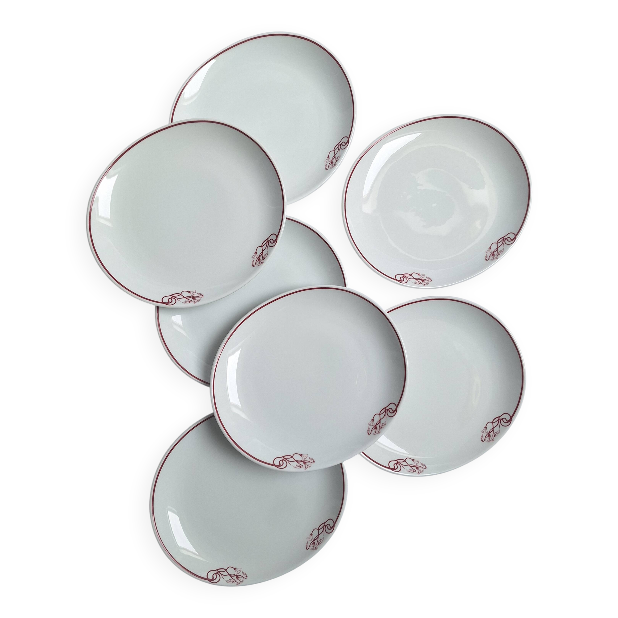 Oval dessert plates Pillivuyt