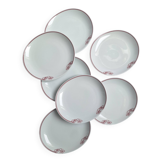 Oval dessert plates Pillivuyt