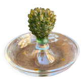 Coupelle "Cactus" en cristal et pâte de verre - Daum, Hilton McConnico