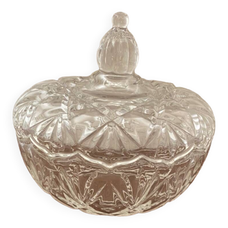 Cut glass candy dish