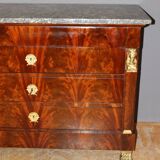 Commode Retour d'Egypte en acajou début XIX