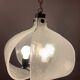1960s Kaiser Murano Glass and Chrome Ceiling Light