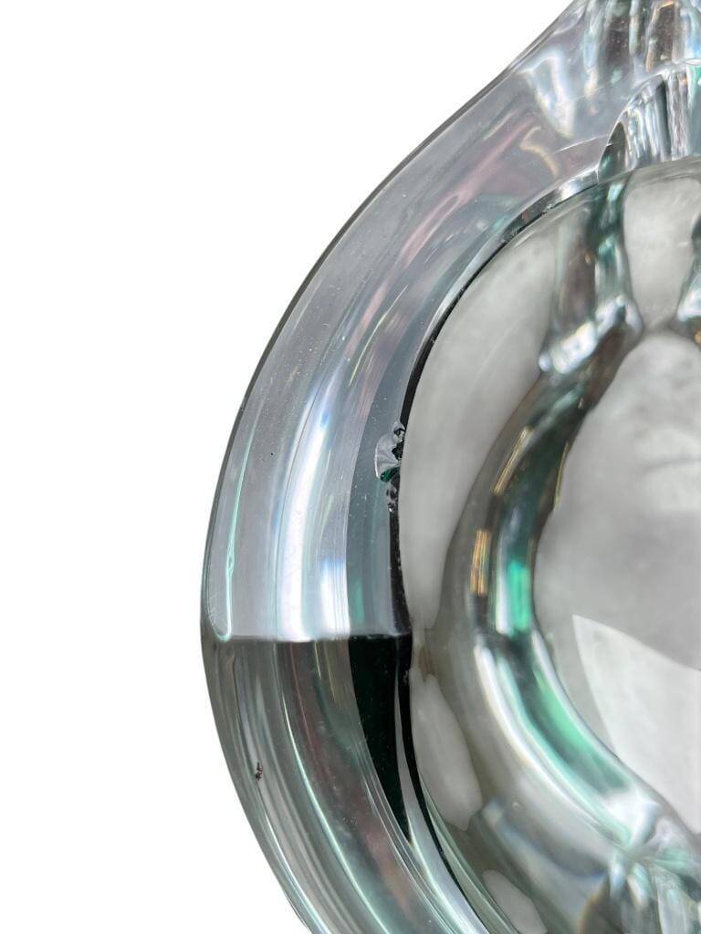 Val Saint Lambert Vintage Glass Ashtray