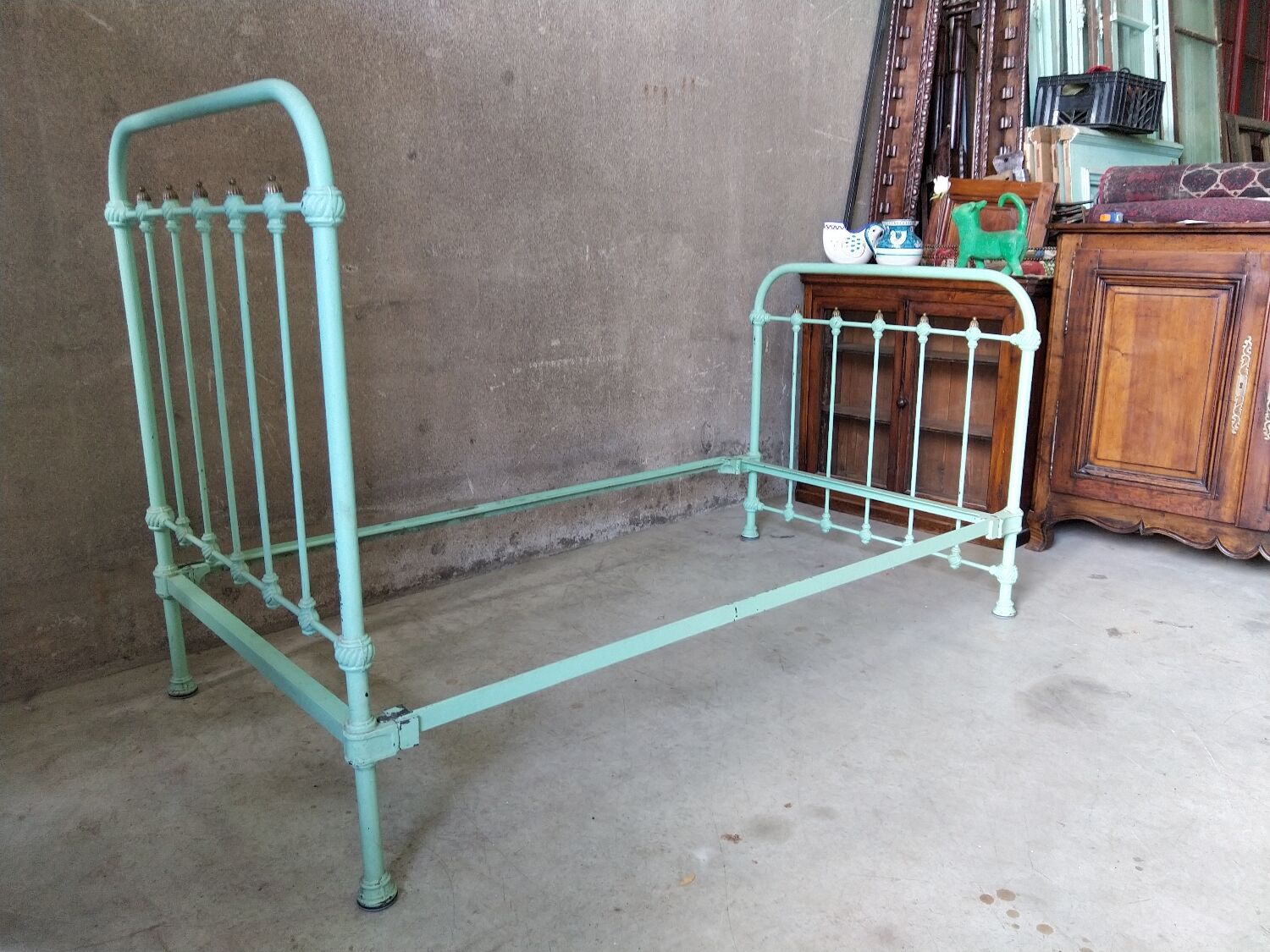 Lit en métal, méridienne