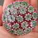 Small paperweight sandball glass.